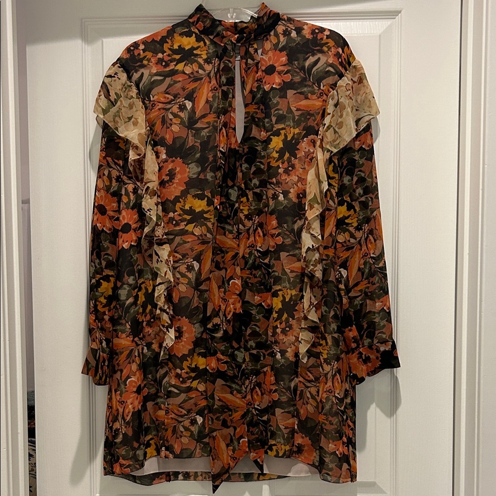 Wilfred Floral Long Sleeve Women's Mini